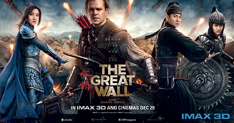 The Great Wall poster from Shaw Online